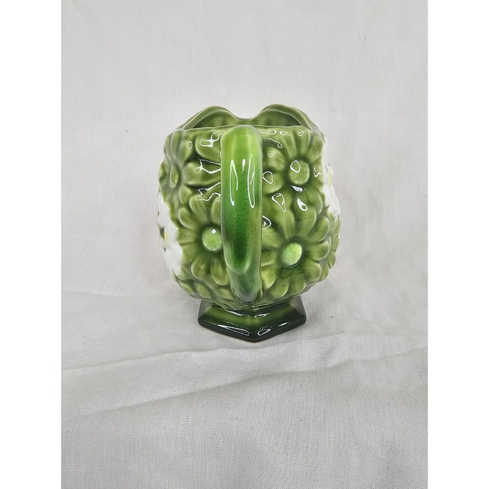 Vintage ARDCOR Fine China Pitcher Floral Embossed – Hexagonal Base Made in Japan - Picture 7 of 12